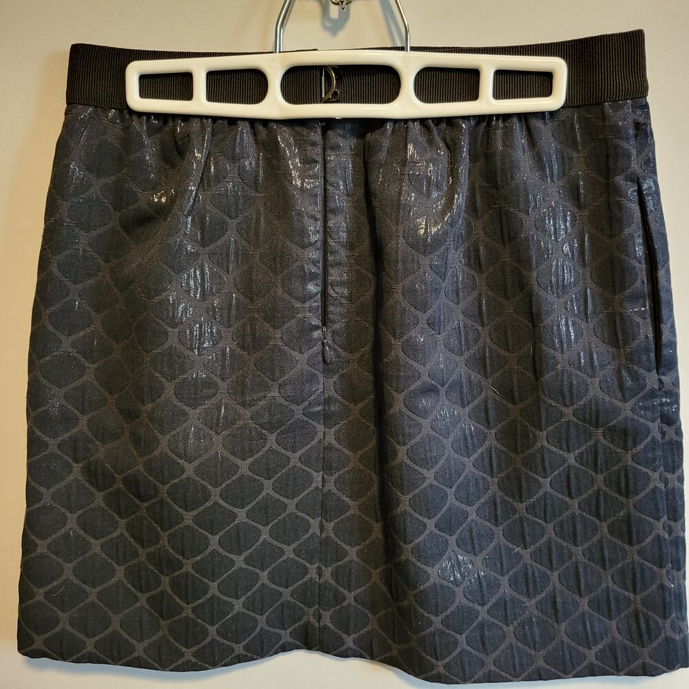 Ann Taylor Loft Skirt in Shimmery Navy - Women's 4P - Picture 2 of 4
